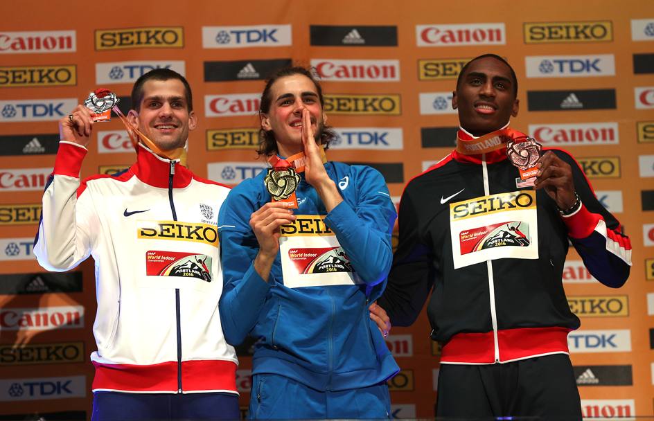 Il podio mondiale di Portland: Gianmarco Tamberi  d&#39;oro! Colombo